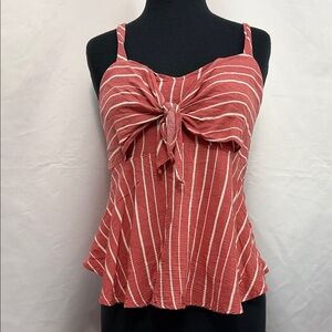 Maurices Cream Striped Camisole